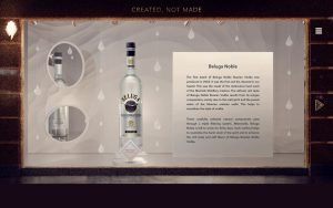 Beluga Noble vodka page