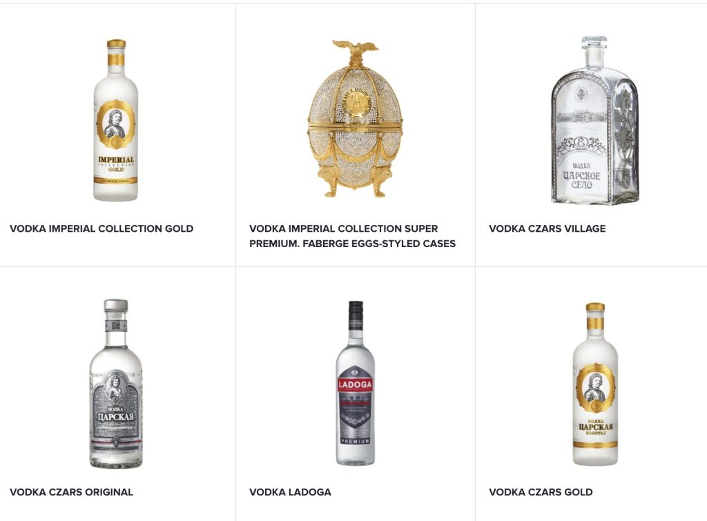 Ladoga vodka brands