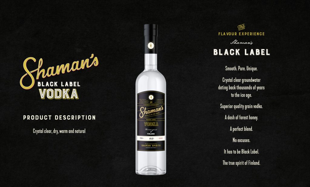 Shaman's vodka page