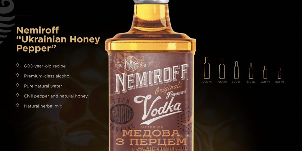 Nemiroff Honey Pepper vodka page