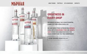 Mernaya Honey Pepper vodka website