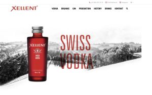 Xellent vodka website