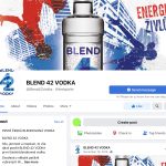 Blend 42 vodka Facebook page