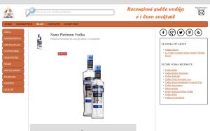 Nano Platinum vodka on Vodka 365
