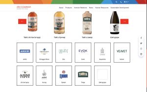 Chinggis Khan vodka on the APU Company website