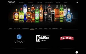 Diageo vodka brands